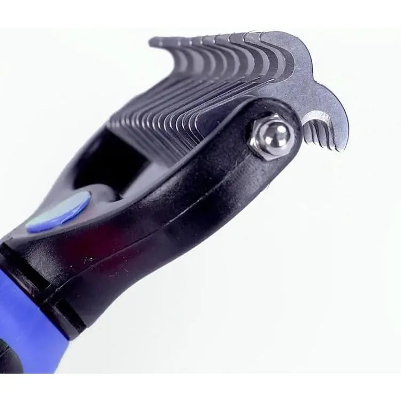 Stainless Steel Double-Sided Pet Detangling Comb for Dogs and Cats - Grooming Shedding Brush with Optimal Blade Spacing for Matting Reduction and Fur Removal