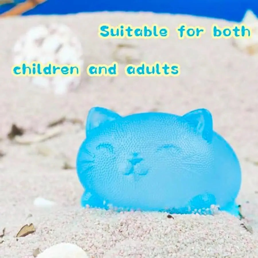 Maltose Cool Cat Sensory Squeeze Toy, Stress Relief Toy, Gift Box Filler, Birthday Present, Classroom Prize, Christmas Stocking Stuffer