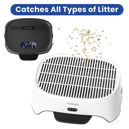 Neakasa Airstep Pet Air Purifier with Three Modes for Odor, Dust, and Pet Hair Control, Compatible with M1 Plus, M1 Lite, and Most Automatic and Traditional Litter Boxes