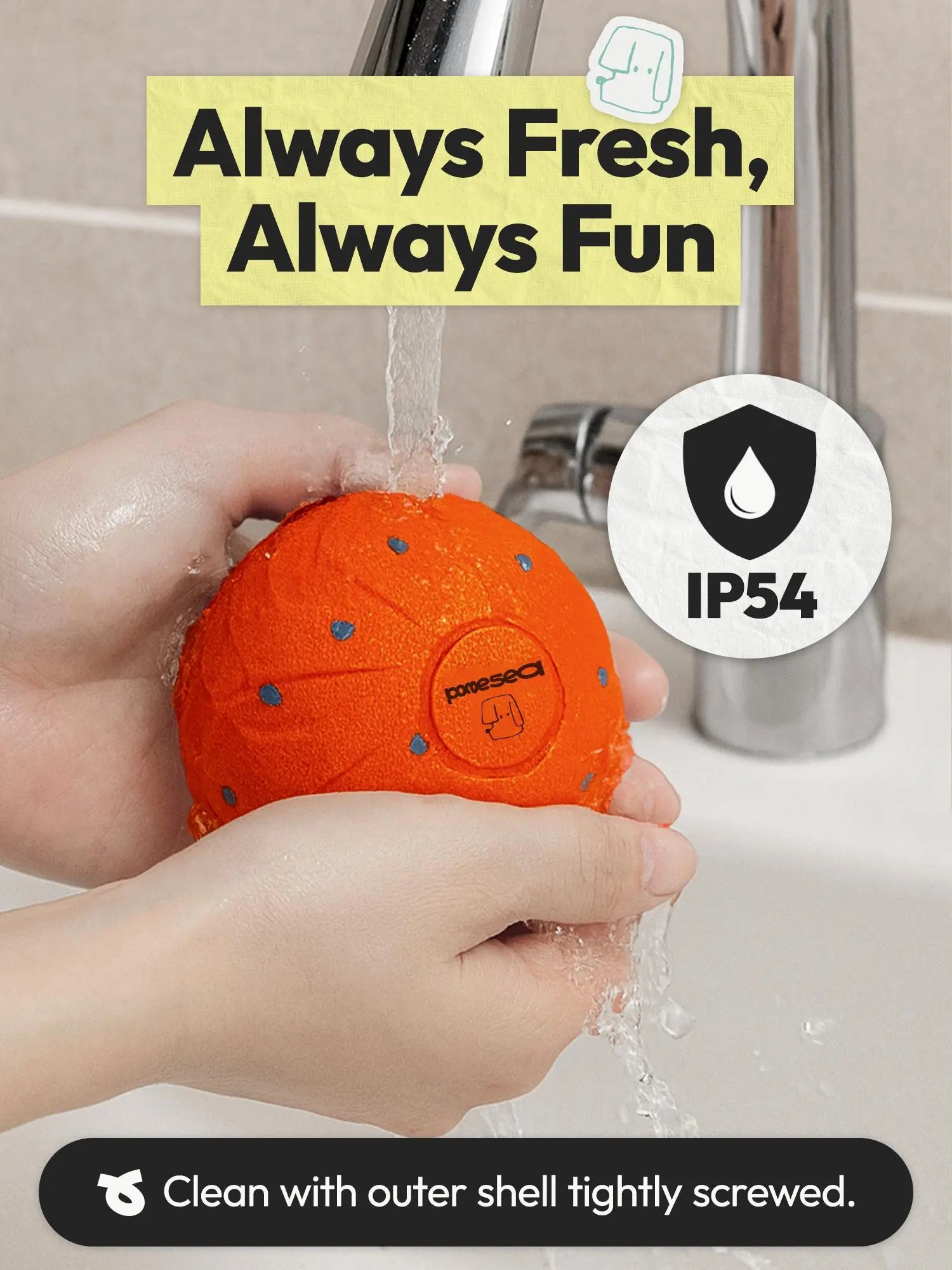 Smart Interactive Dog Toy Ball: Automatically Moves, Bounces and Spins to Keep Your Dog Active and Entertained. Durable E‑TPU Material, IPX7 Waterproof, 3 Fun Modes for Endless Indoor and Outdoor Play.