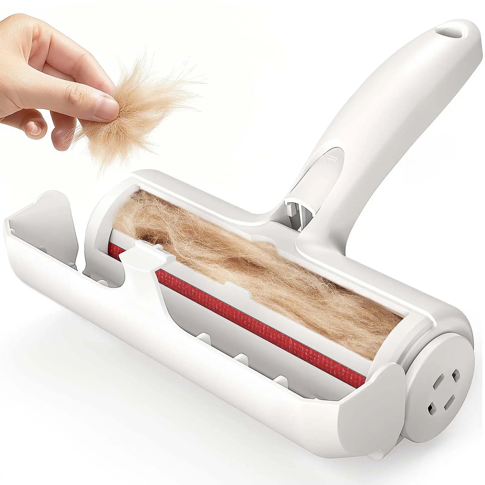 Pet Hair Removal Tool Reusable Roller for Cat and Dog Hair, Self-Cleaning with Built-In Fur Bin for Couch Firniture Bed Car Carpet Clothes